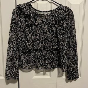 Long sleeve flower shirt